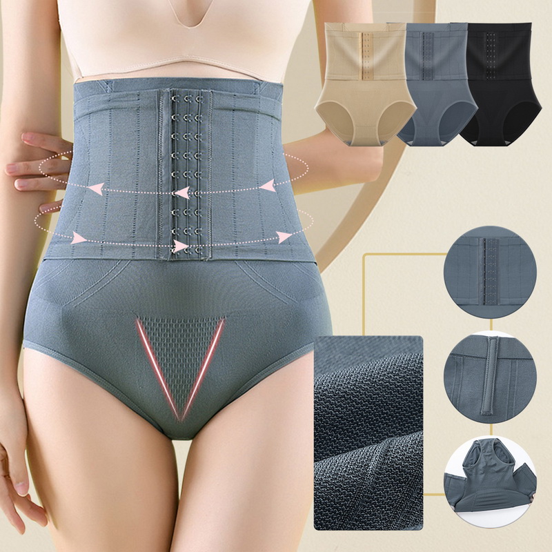 Women's High-Waist Control Knickers With Mesh & Fishbone Design To Provide Tummy  Control And Butt Lifting Effect Shapewear Waist Trainer Corset